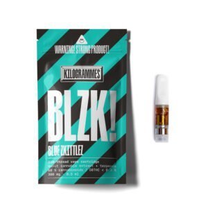 CBD koncentrāti: Zilā Zkittlez kārtridžs